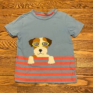 Mini Boden 7-8Y Spout Goggles Appliqué Tee